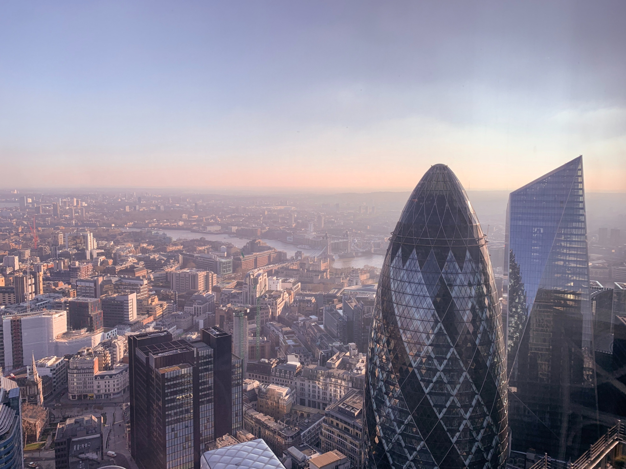 London skyline.