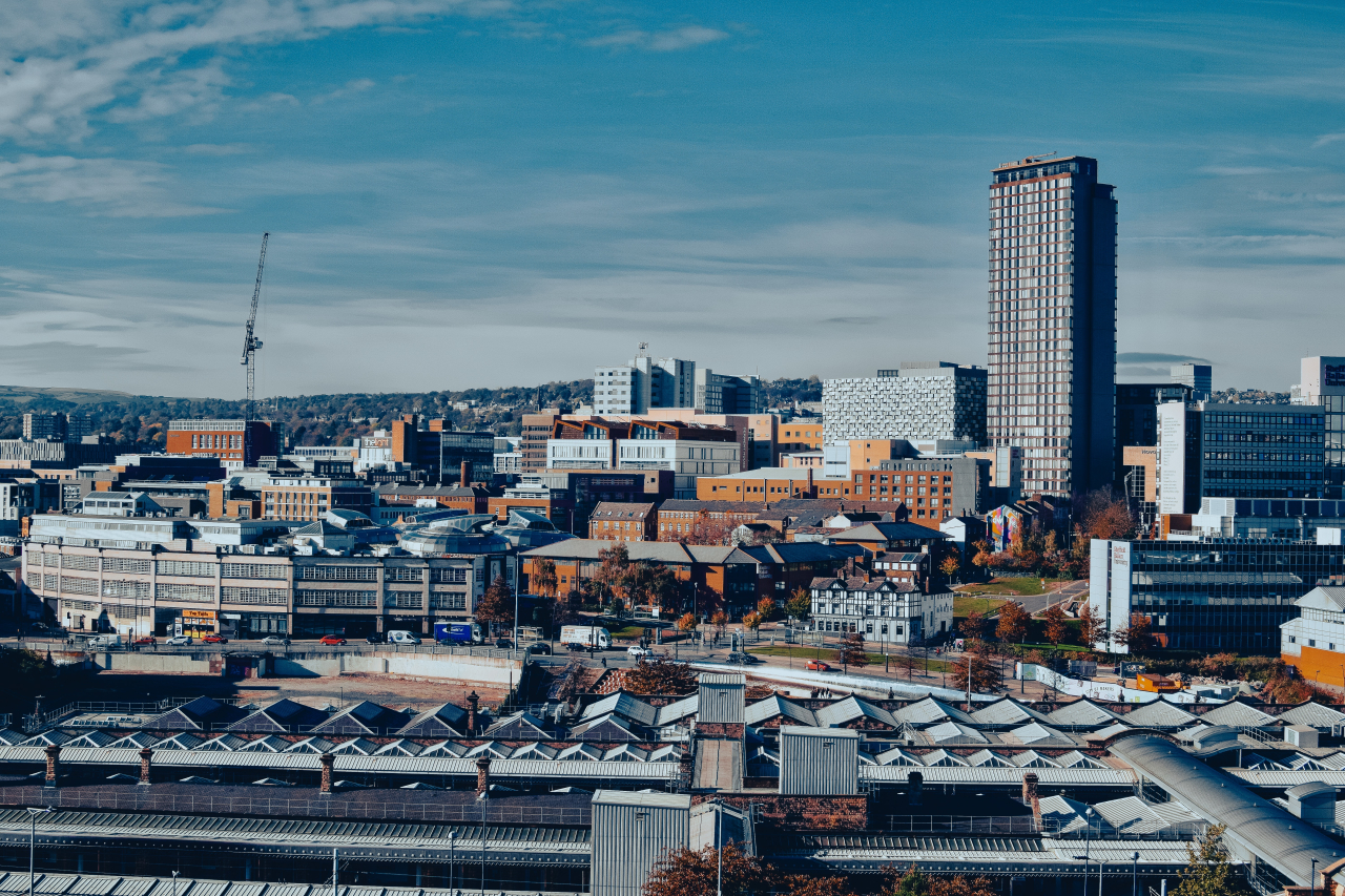 Sheffield skyline.
