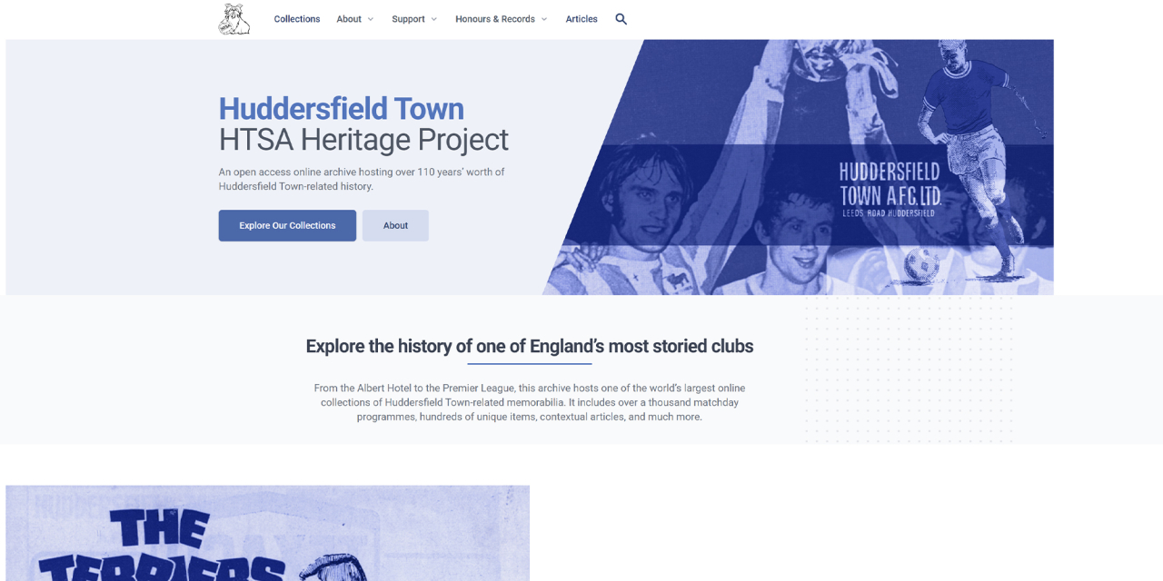 Huddersfield Town - HTSA Heritage Project.